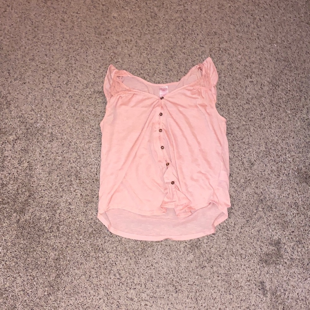 Pink blouse top shirt